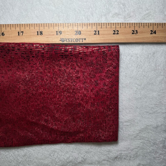 Vintage 90s Red Animal Print Sports Jacket, Unisex Punk Glam Style - Picture 7 of 8